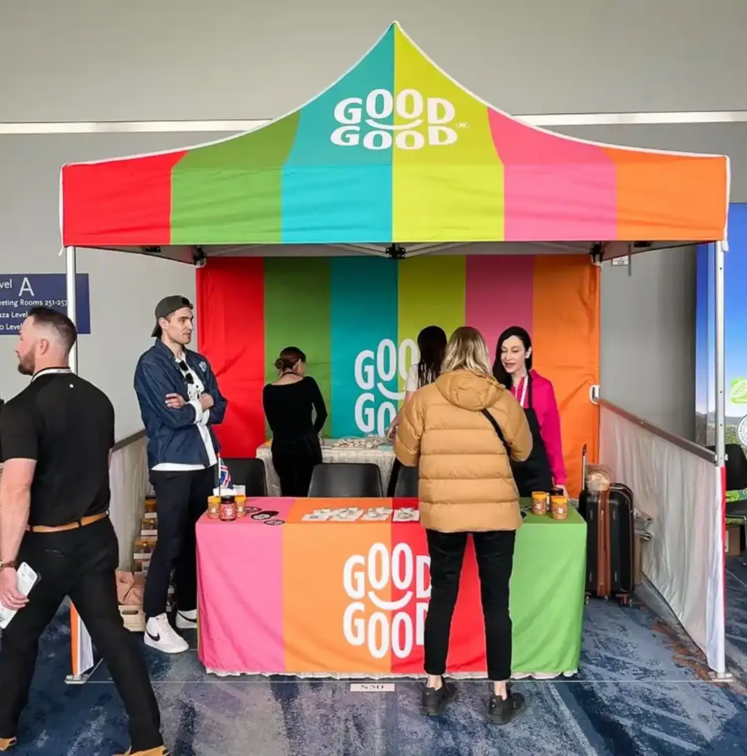 Custom branded canopy tent for outdoor events in Nigeria
