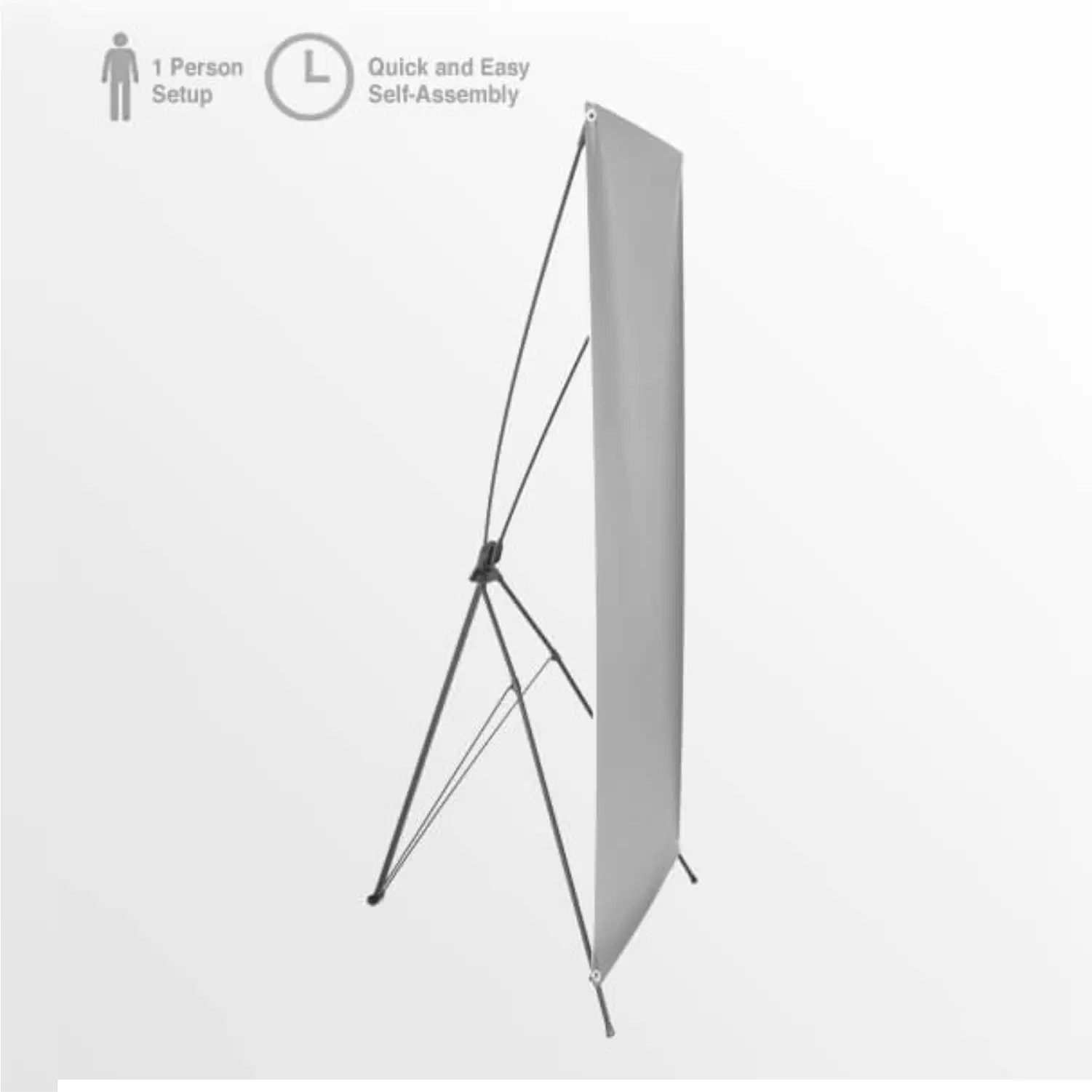 Premium Portable X-Banner Stand - Image 2