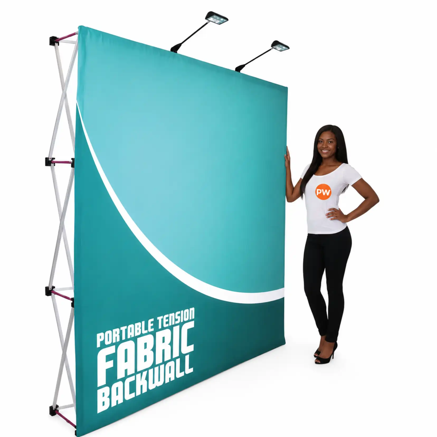 pop up stand, backdrop stand and media wall, event and photoshoot backdrop stand