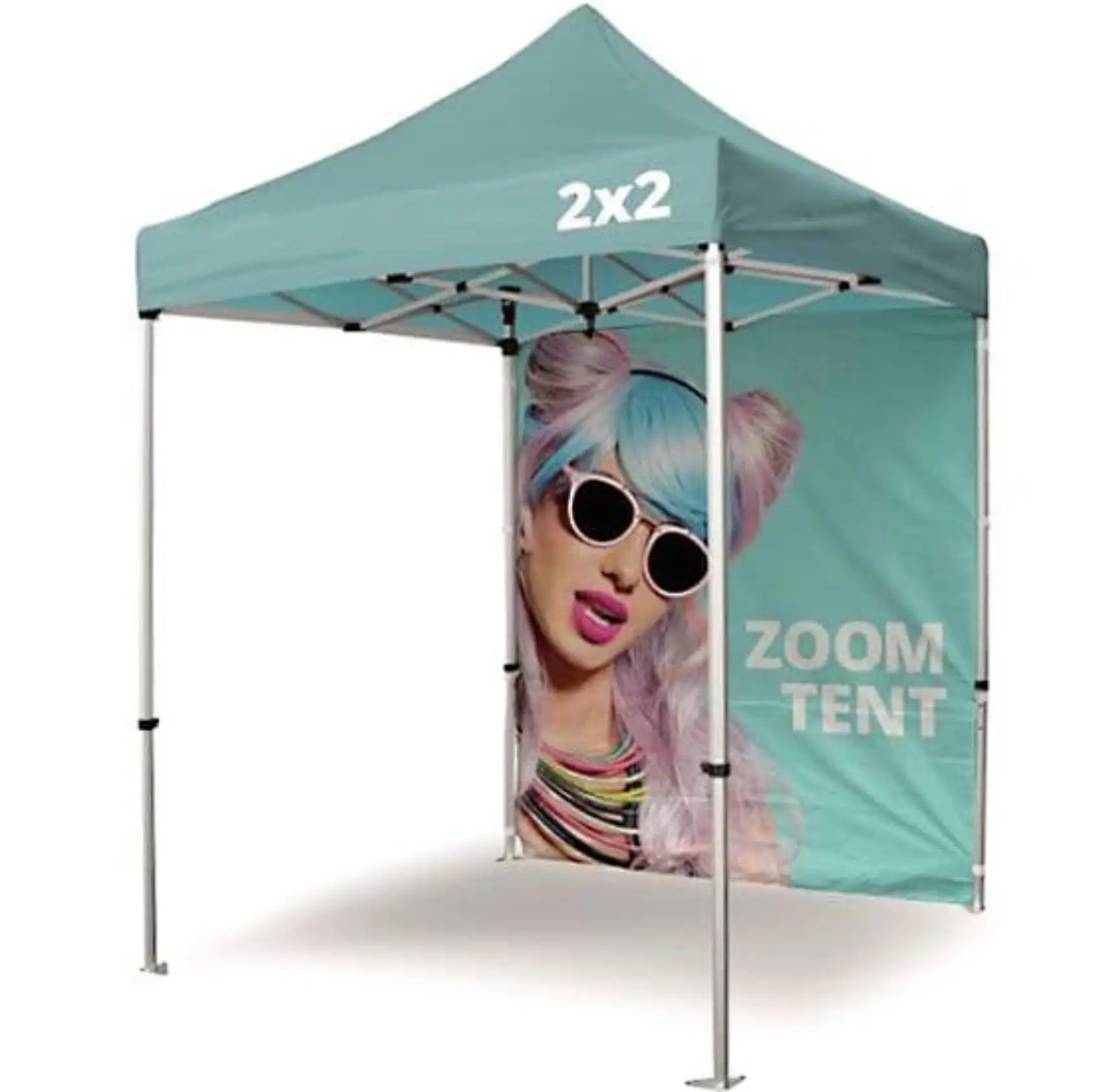 2x2m Branded Gazebo Canopy Tent (Strong Pole) - Image 3