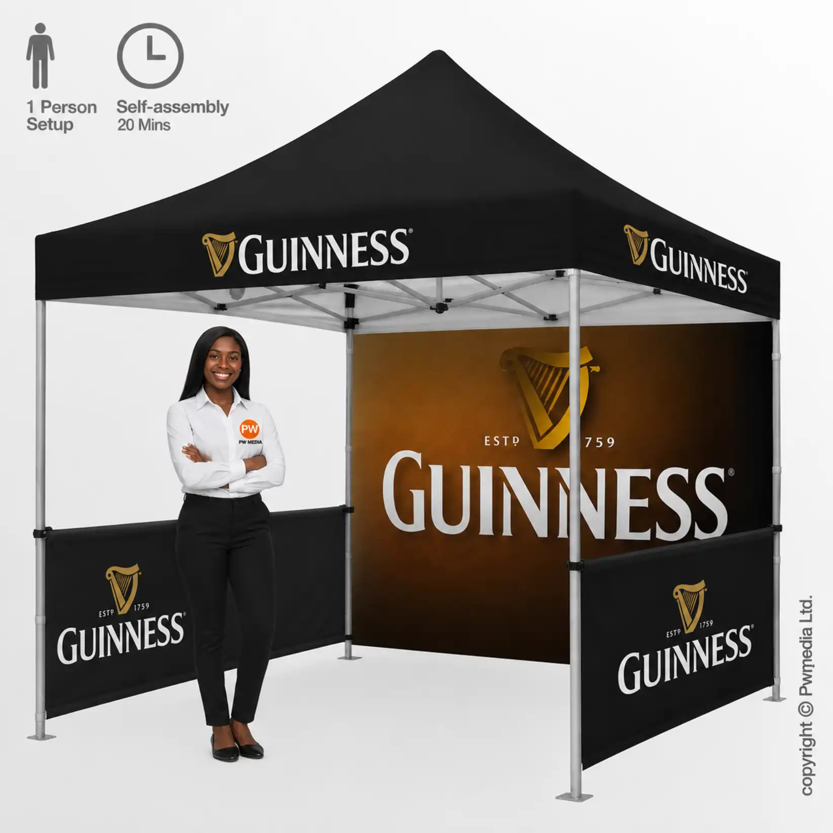 Custom Branded Promotional Tents Printing