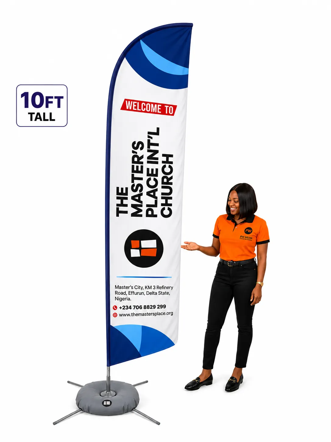Feather flag banner printing