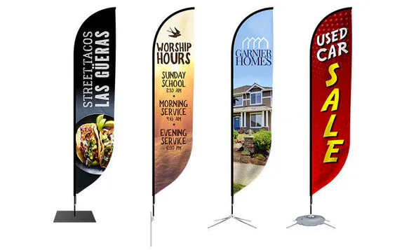 Quality Feather Flag banners Printing with Pole - Image 6