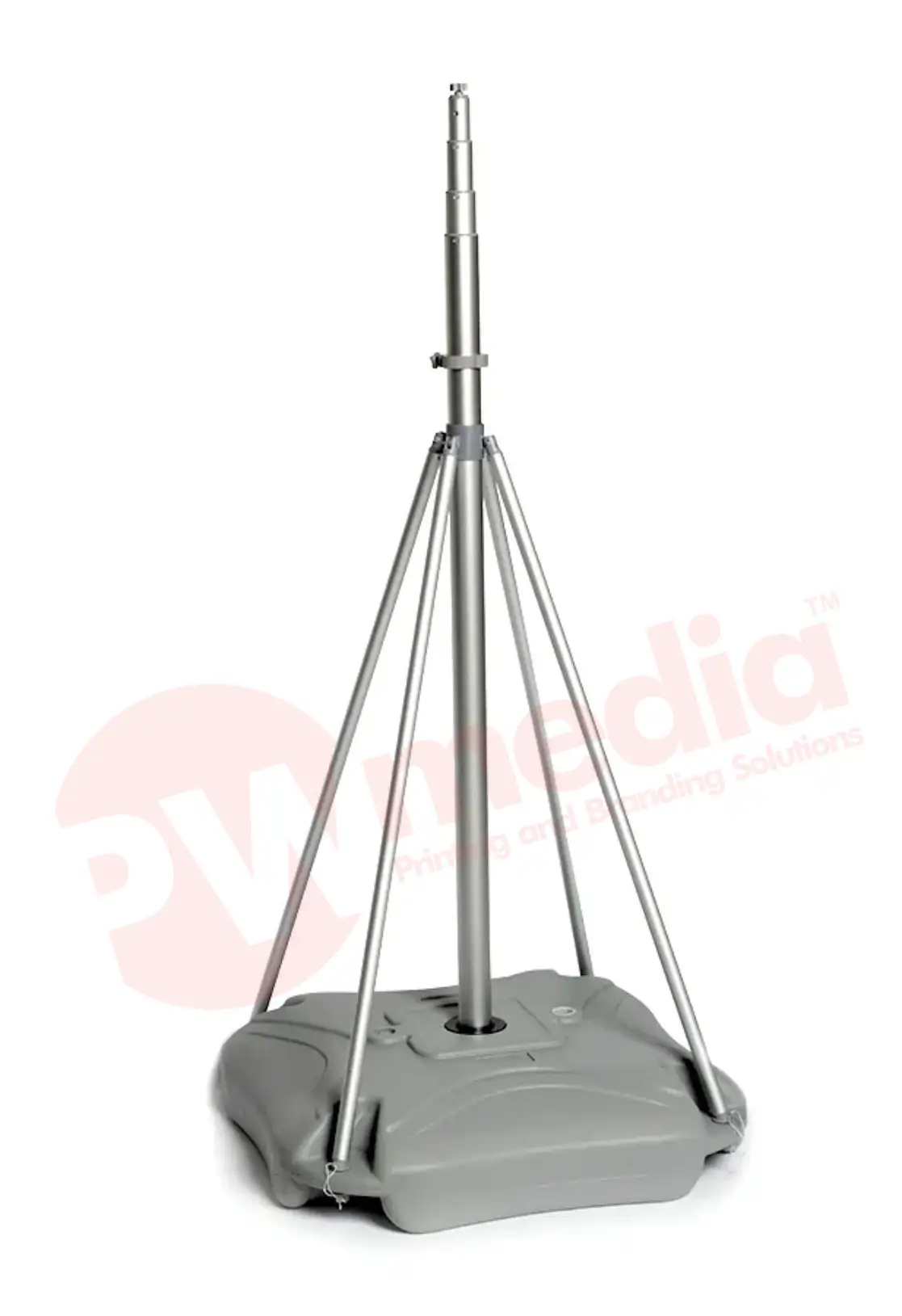 Outdoor Event 5m Flag Pole with Sublimated Fabric with Strong Wide Water Base - Image 4
